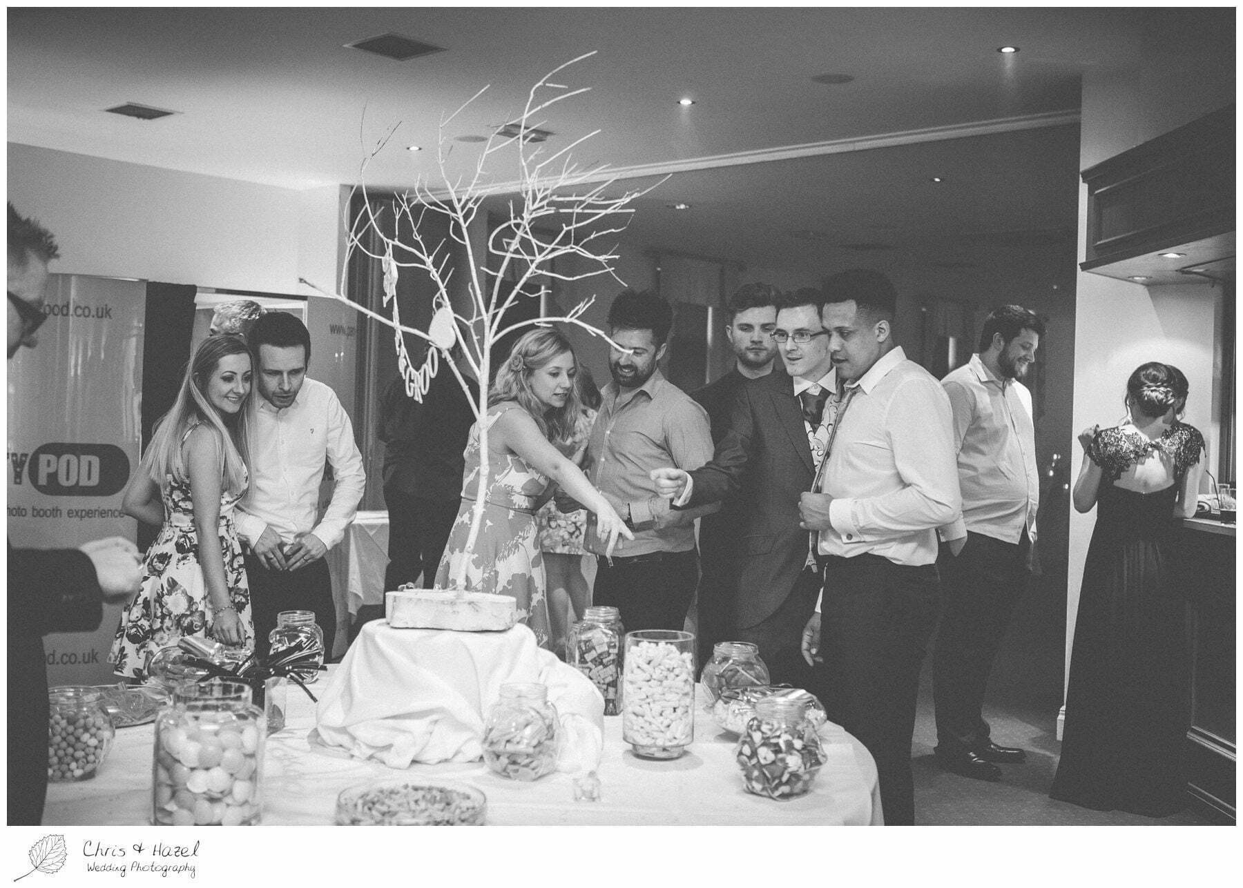 wedding sweet table, bagden hall wedding venue, documentary wedding photography, denny dale, huddersfield, Wedding Photographer, Bagden Hall, Wedding Photography, Chris and Hazel Wedding Photography, Alex tomenson, Vicky hunt