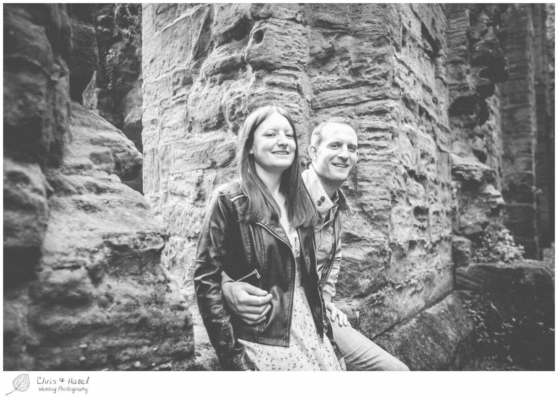 North Yorkshire, Wedding Photographer, Spofforth castle, engagement, Photography, Yorkshire, Chris and Hazel Wedding Photography, Scott Dixon, Caroline Ellis