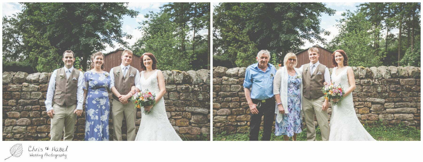 wedding formal photographs woodland, eco wedding, wedding, Eccup Wedding Photographer, Lineham Farm, Wedding Photography Leeds, Chris and Hazel Wedding Photography, Richard Wyatt, Laura Kelly