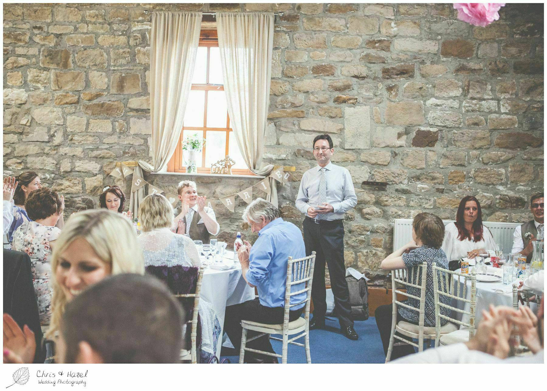 father of bride speech, wedding breakfast barn, wood wedding theme, eco wedding, love letters, wedding, Eccup Wedding Photographer, Lineham Farm, Wedding Photography Leeds, Chris and Hazel Wedding Photography, Richard Wyatt, Laura Kelly