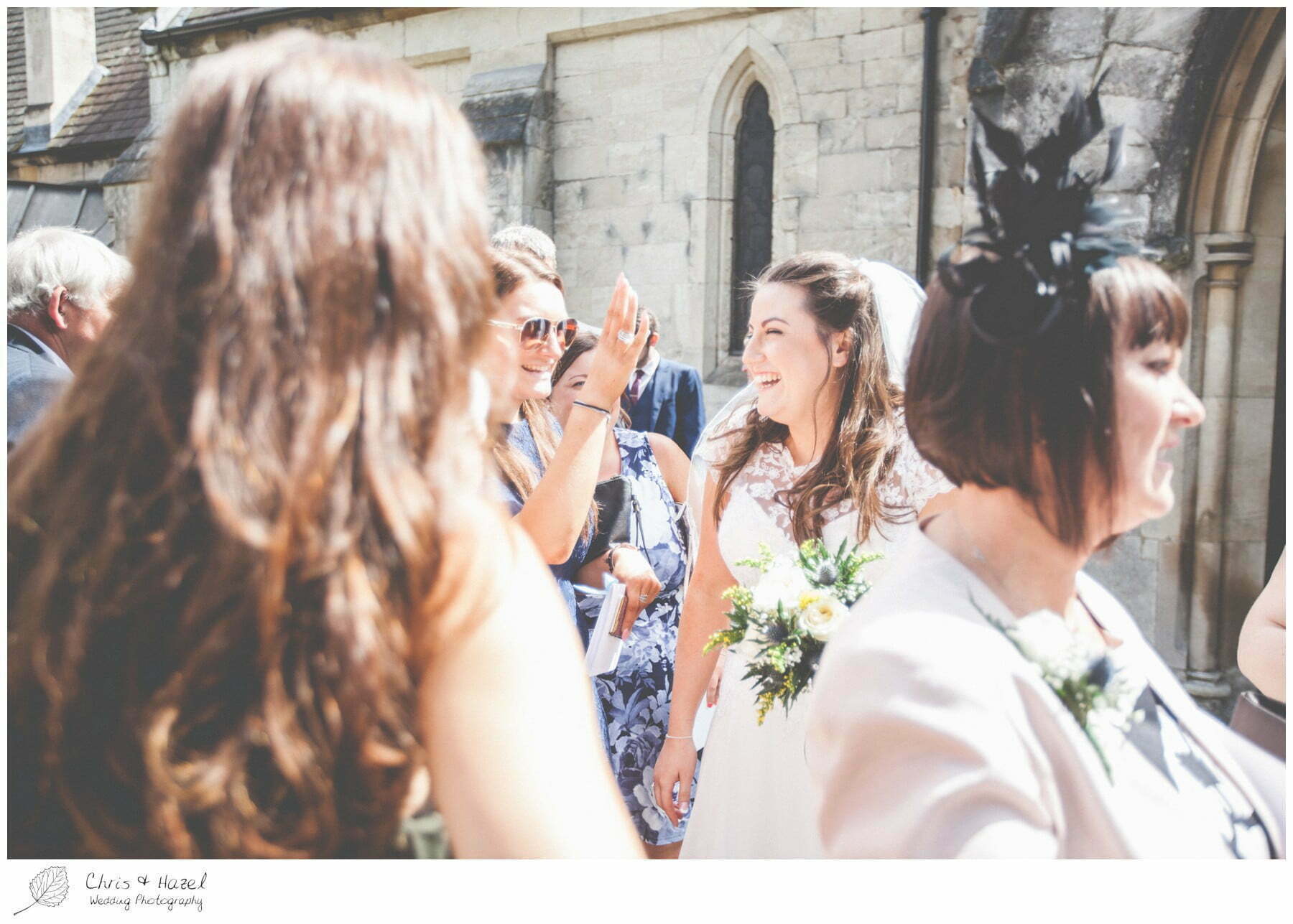 confetti shot, st marys church, wedding, south milford Wedding Photographer, the engine shed, Wedding Photography wetherby, Chris and Hazel Wedding Photography, stevie pollard, stevie standerline, paul standerline,