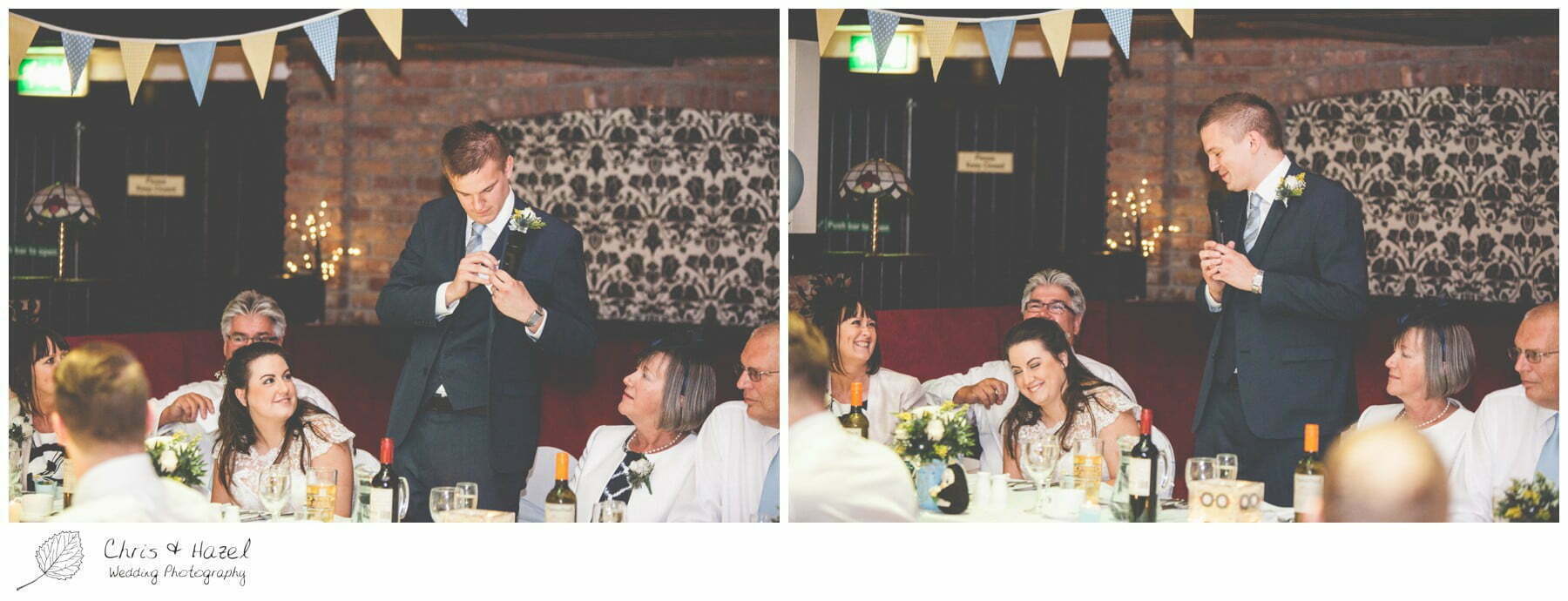 groom wedding speech, wedding, south milford Wedding Photographer, the engine shed, wetherby wedding venue, Wedding Photography wetherby, Chris and Hazel Wedding Photography, stevie pollard, stevie standerline, paul standerline,