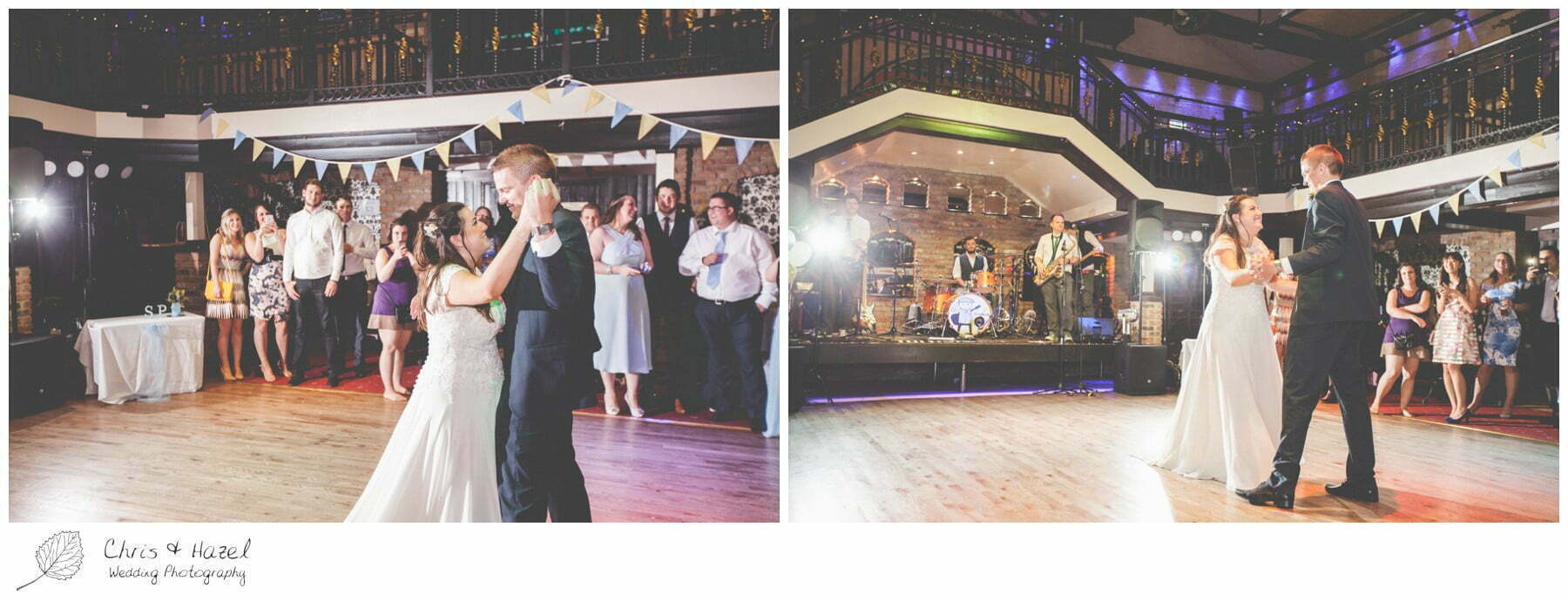 bride and groom first dance, first dance, wedding, south milford Wedding Photographer, the engine shed, wetherby wedding venue, Wedding Photography wetherby, Chris and Hazel Wedding Photography, stevie pollard, stevie standerline, paul standerline,