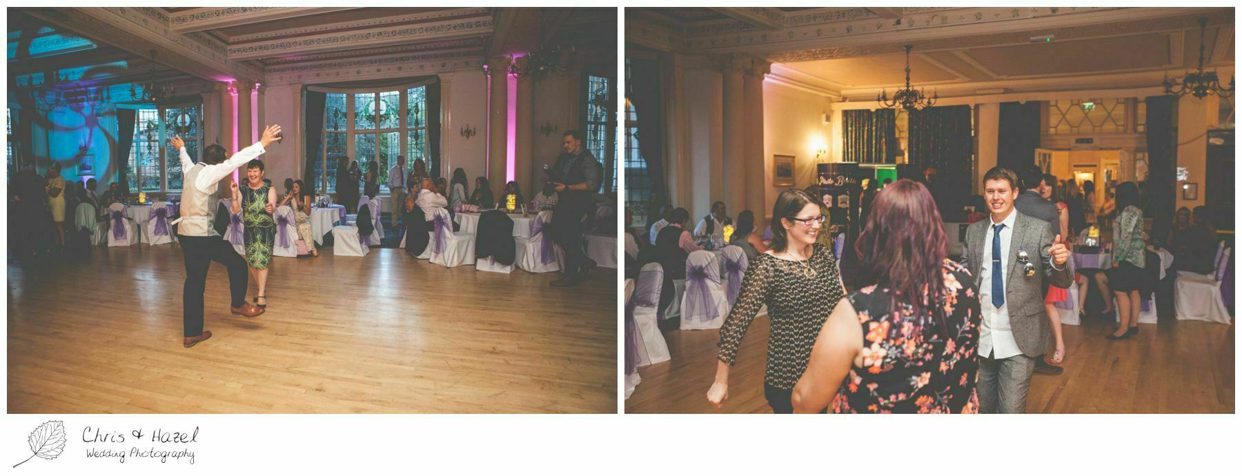 wedding guests dancing, documentary wedding photography, the cairn hotel, the cairn hotel wedding photographer, wedding photography harrogate, wedding photography yorkshire, chris and hazel wedding photography, scott Dixon, caroline ellis, caroline Dixon