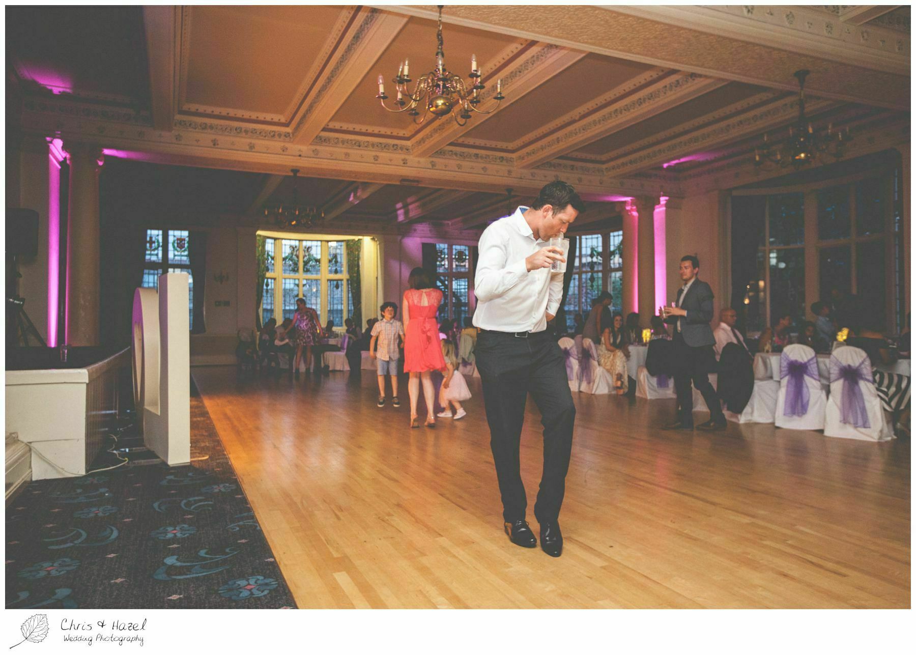 wedding guests dancing, documentary wedding photography, the cairn hotel, the cairn hotel wedding photographer, wedding photography harrogate, wedding photography yorkshire, chris and hazel wedding photography, scott Dixon, caroline ellis, caroline Dixon