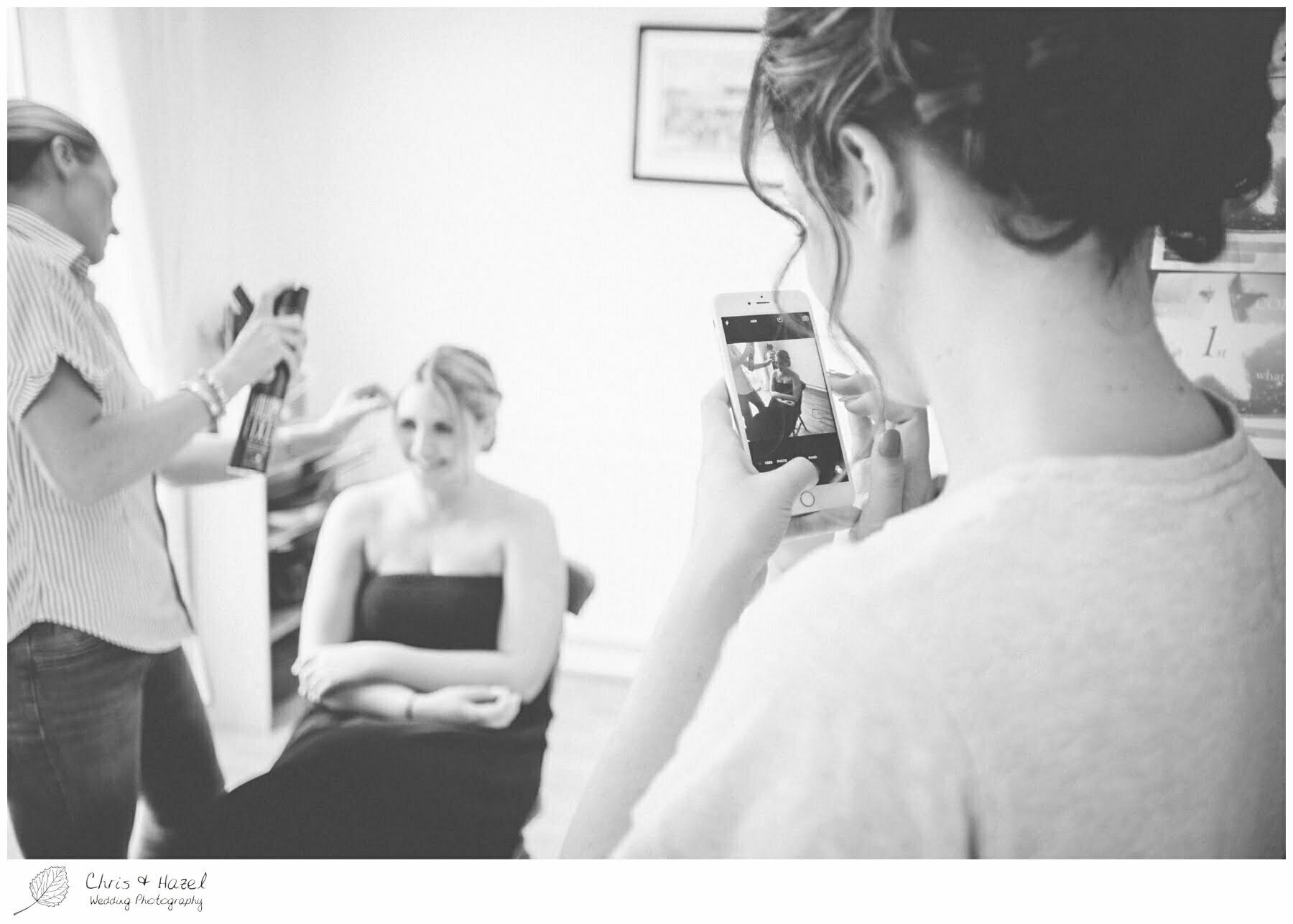 bridal preparations, bridal party getting ready, Barnsley wedding photographer, barnsley wedding photography, burntwood court hotel wedding photography, west Yorkshire wedding photography, chris and hazel wedding photography, simon Devonport, Rebecca silcock, Rebecca Devonport,