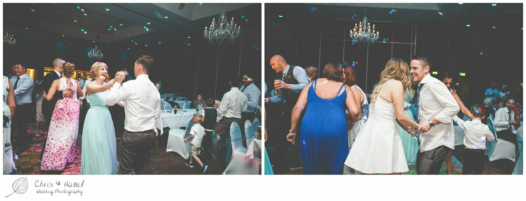 Guests dancing, documentary wedding photographs, Barnsley wedding photographer, barnsley wedding photography, burntwood court hotel wedding photography, west Yorkshire wedding photography, chris and hazel wedding photography, simon Devonport, Rebecca silcock, Rebecca Devonport,