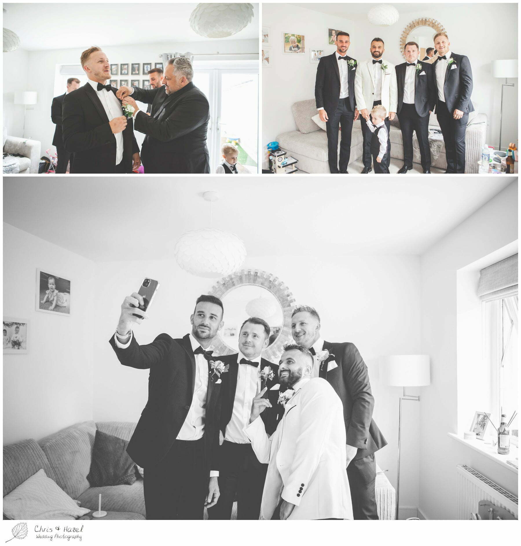 Groom ushers selfie getting ready, groomsmen preparations, Hamswell House, Hamswell House Wedding Photography, Hamswell House Wedding Photographs, Bath Wedding Photographer, Documentary wedding photography Bath, Bath Wedding Day, Bitton Wedding Photographer,
