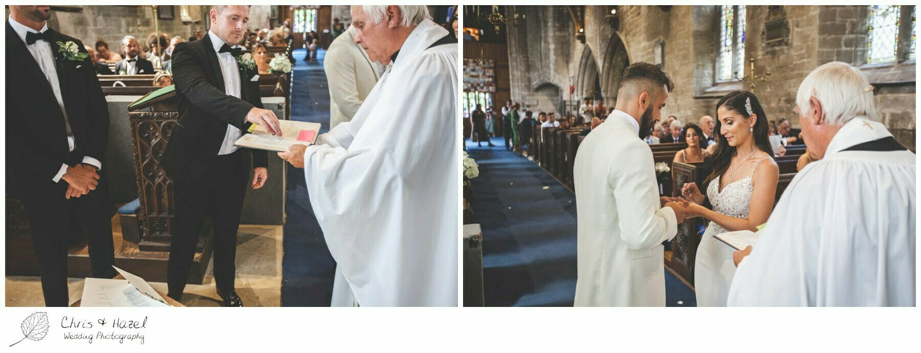 Bride and groom at altar, wedding vows, St Marys church Bitton, St Marys church wedding day, Bath Wedding Photographer, Documentary wedding photography Bath, Bath Wedding Day, Bitton Wedding Photographer,