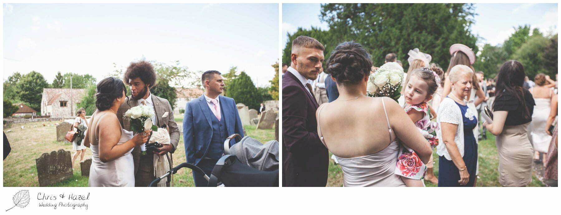 Wedding guests outside church, St Marys church Bitton, St Marys church wedding day, Bath Wedding Photographer, Documentary wedding photography Bath, Bath Wedding Day, Bitton Wedding Photographer,