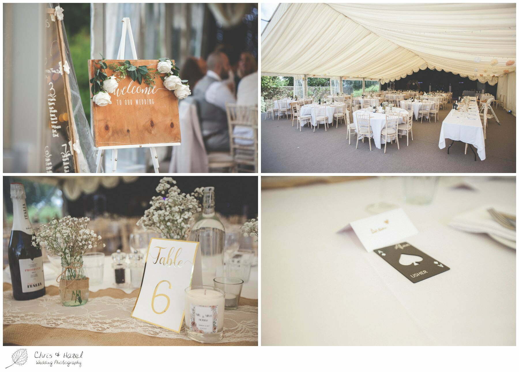 Wooden Wedding welcome sign, wedding marquee decoration, Hamswell House, Hamswell House Wedding Photography, Hamswell House Wedding Photographs, Bath Wedding Photographer, Documentary wedding photography Bath, Bath Wedding Day,