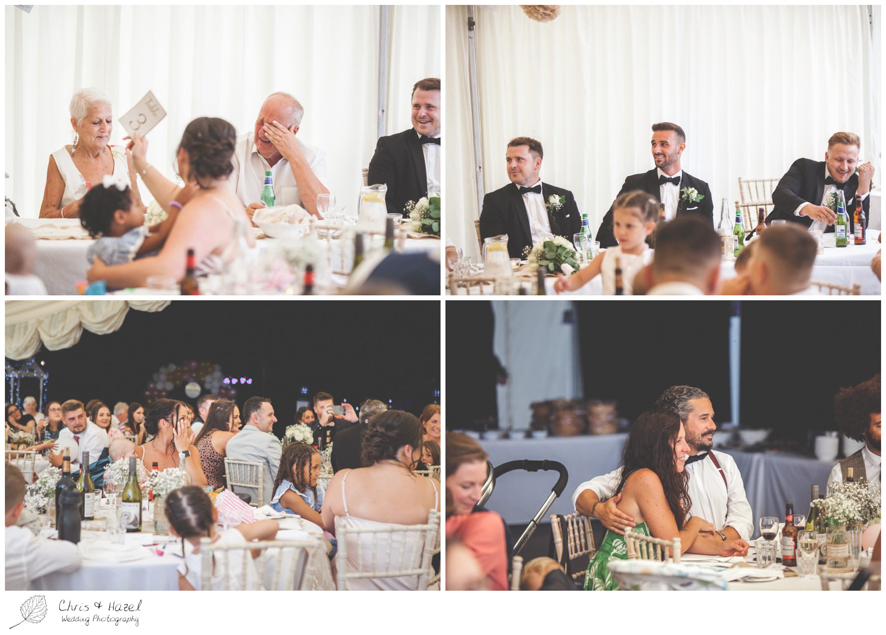 Grooms speech, speech reactions, wedding breakfast, Hamswell House, Wedding marquee reception, Hamswell House Wedding Photography, Hamswell House Wedding Photographs, Bath Wedding Photographer, Documentary wedding photography Bath, Bath Wedding Day,