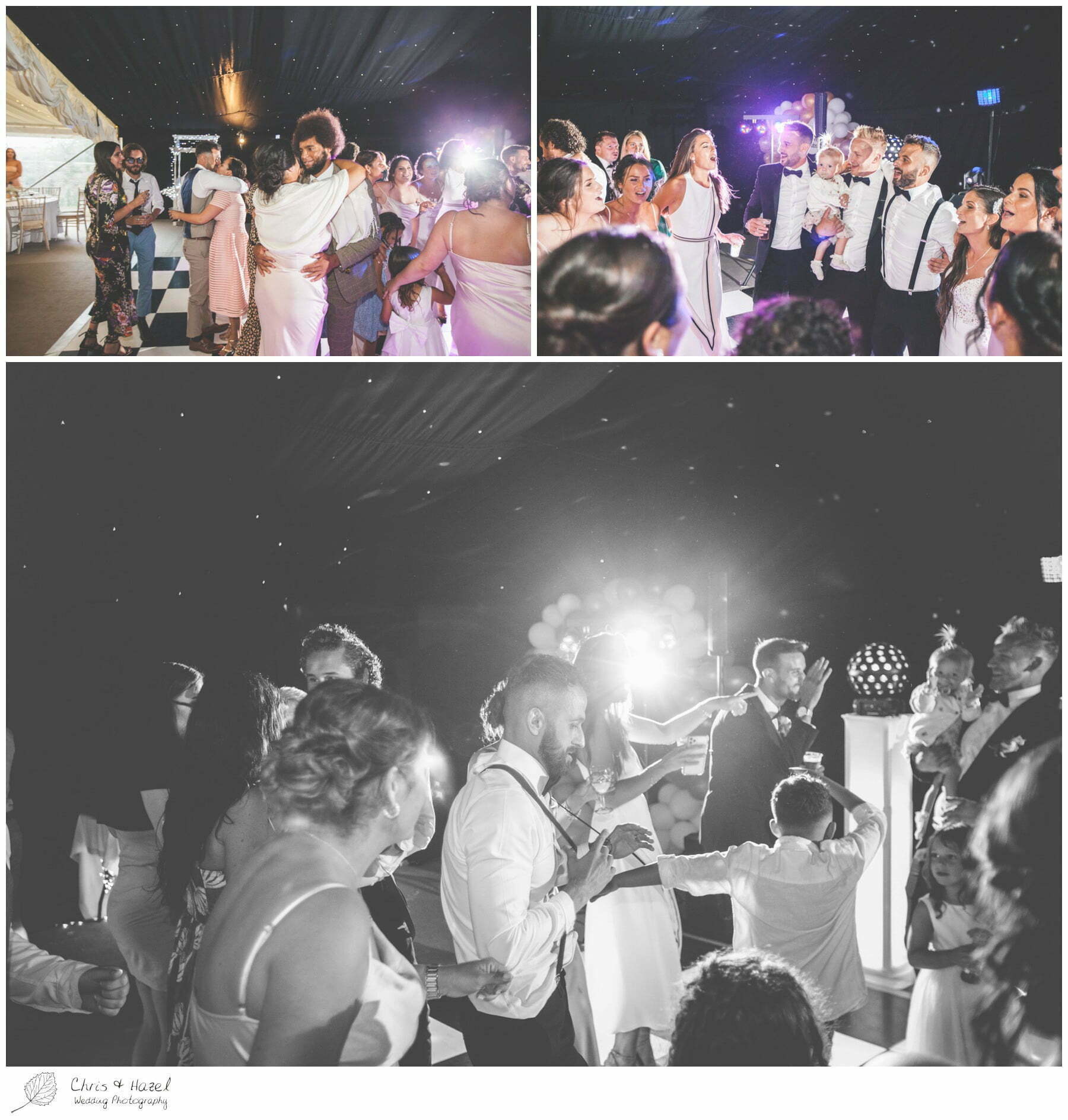 Bride and groom first dance, backlit first dance photography, checkerboard dance floor, Hamswell House, Wedding marquee reception, Hamswell House Wedding Photography, Hamswell House Wedding Photographs, Bath Wedding Photographer, Documentary wedding photography Bath, Bath Wedding Day,