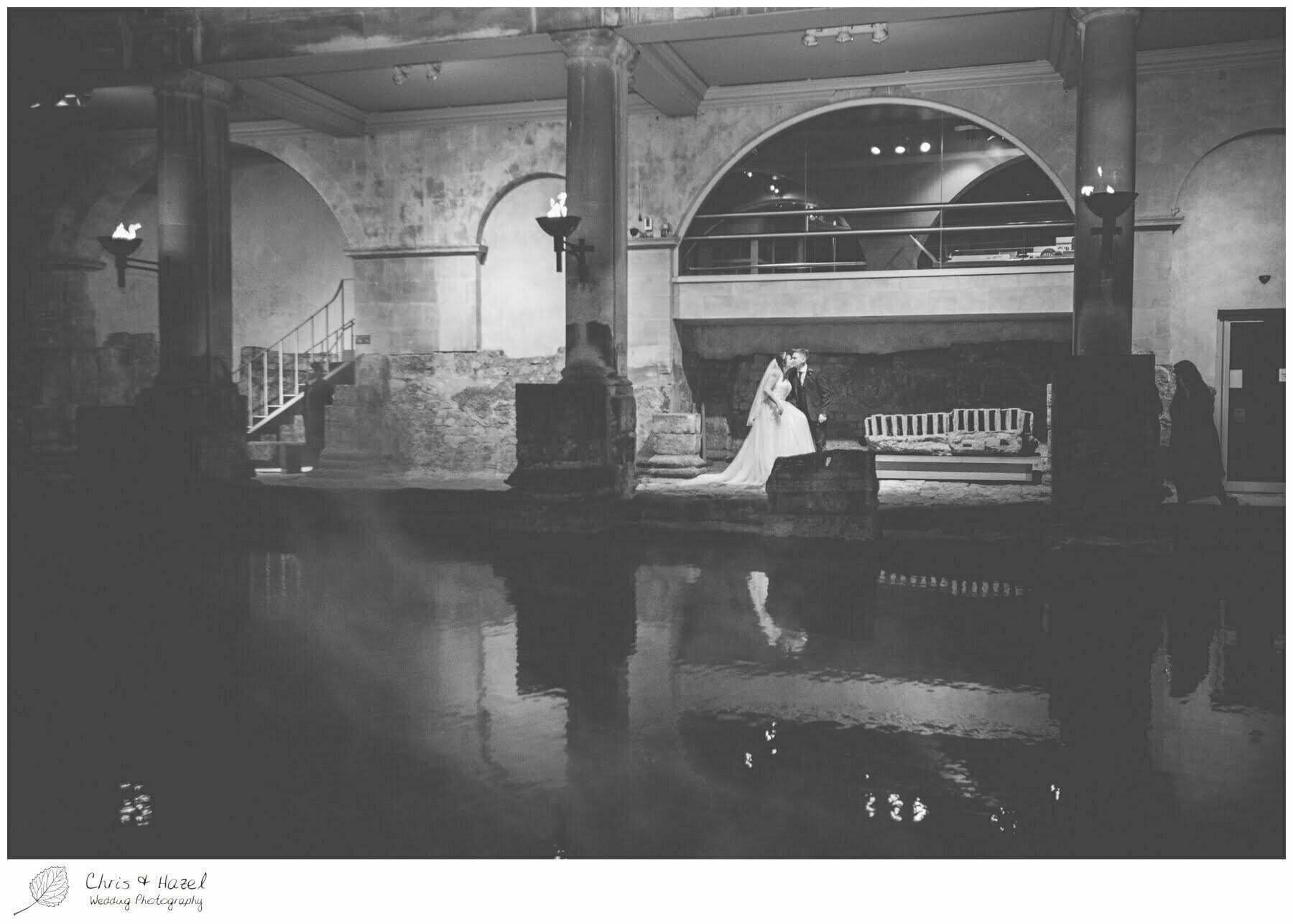 Bridal portraits, Bride and Groom at Roman Baths Pump Rooms, The Roman Baths Wedding Photography, Roman Baths Wedding Photographer, Wedding in Bath, Bath Wedding Day, documentary wedding photography, Chris and Hazel Wedding Photography Bath, Sammie Singfield Scott Brown