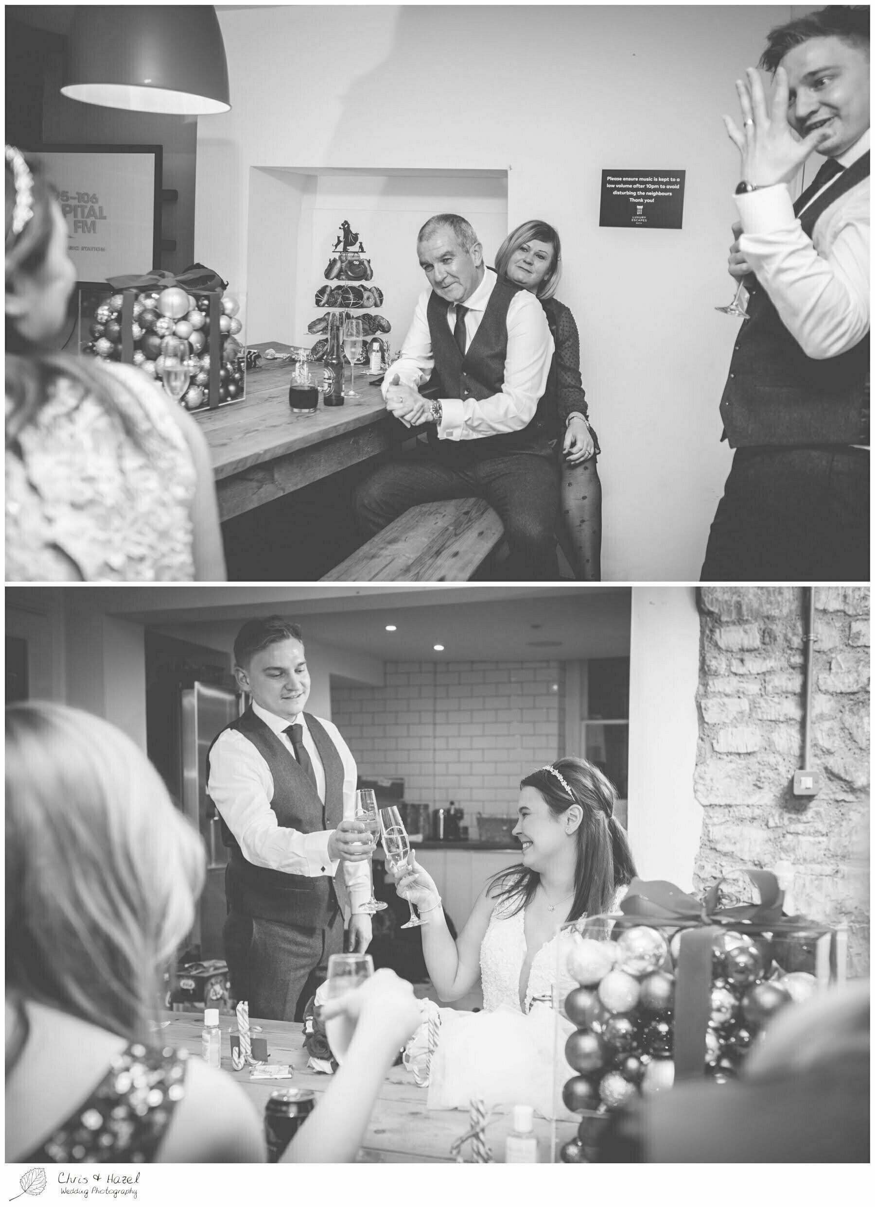 Wedding guests, The Paragon Bath, The Countess of Huntingdons Chapel, Bath Wedding Photography, Roman Baths Wedding Photographer, Wedding in Bath, Bath Wedding Day, documentary wedding photography, Chris and Hazel Wedding Photography Bath, Sammie Singfield Scott Brown